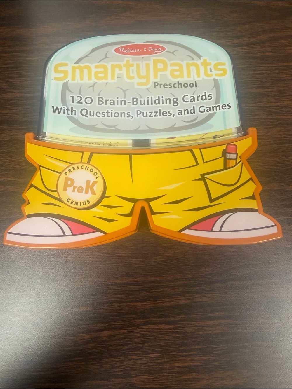 Melissa & Doug SmartyPants Preschool Brain-Building Cards - Yellow, White, Pink
